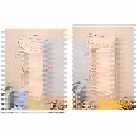 طرح قفسه دیواری چوبی کوچک قفسه - small wooden wall mounted shelf - برای دستگاه CNC چوب و لیزر (سی ان سی)