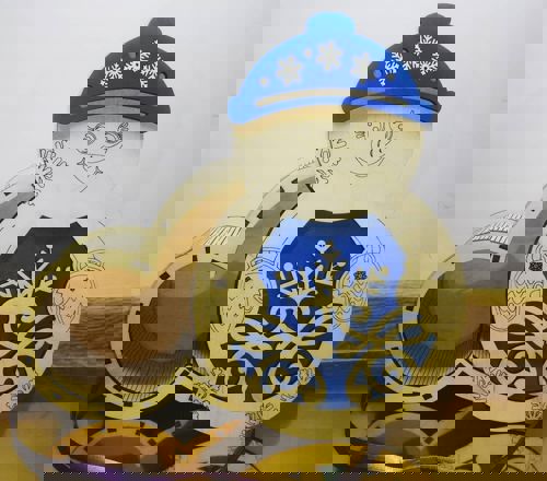 طرح آدم برفی کریسمس جعبه هدیه تخته سه لا برش لیزری - snowman christmas gift box plywood laser cut ve - برای دستگاه CNC چوب و لیزر (سی ان سی)