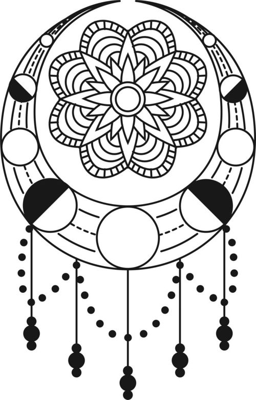 طرح منظومه شمسی ماندالا اجرام آسمانی - solar system mandala celestial objects ve - برای دستگاه CNC چوب و لیزر (سی ان سی)