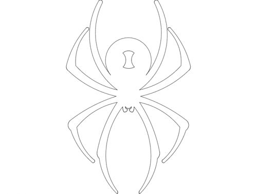 طرح عنکبوت آرانا - spider aranha - برای دستگاه CNC چوب و لیزر (سی ان سی)