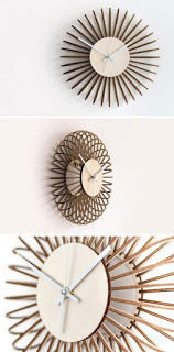 طرح طراحی ساعت مارپیچی - spiral clock design ve - برای دستگاه CNC چوب و لیزر (سی ان سی)