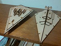 طرح نابودگر ستاره برش لیزری قالب - star destroyer laser cut design template - برای دستگاه CNC چوب و لیزر (سی ان سی)