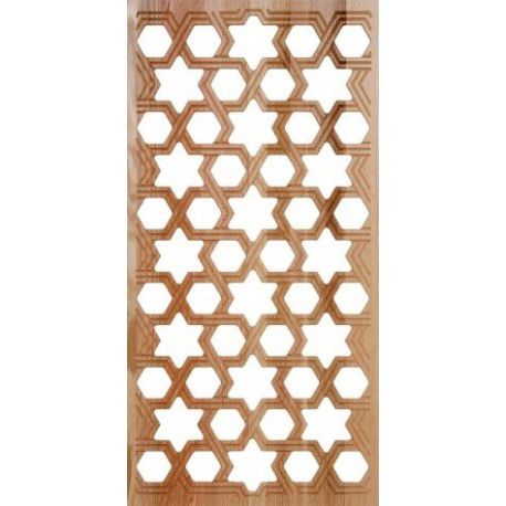 طرح الگوی ستاره‌ای v - star pattern 300 v15 - برای دستگاه CNC چوب و لیزر (سی ان سی)