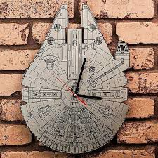 طرح جنگ ستارگان هزاره فالکون ساعت - star wars millennium falcon clock - برای دستگاه CNC چوب و لیزر (سی ان سی)
