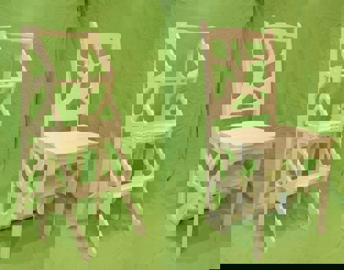 طرح صندلی نردبان دار - step ladder chair - برای دستگاه CNC چوب و لیزر (سی ان سی)