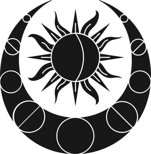 طرح اشیاء تزئینی خورشید ماه - sun moon ornament objects ve - برای دستگاه CNC چوب و لیزر (سی ان سی)