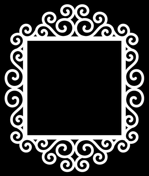 طرح swirly-frame-4-by-bird
