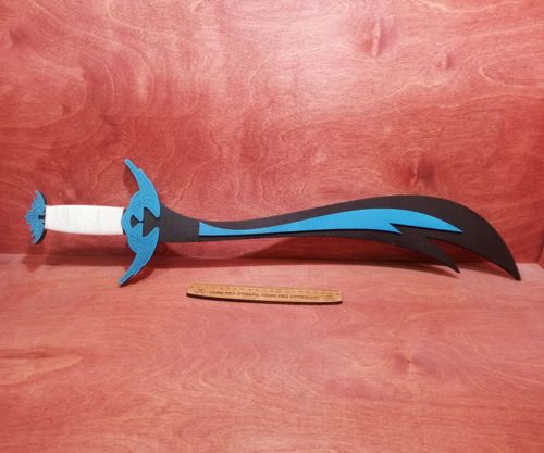 طرح شمشیر برای برش لیزری - sword for laser cutting ve - برای دستگاه CNC چوب و لیزر (سی ان سی)