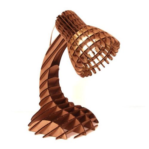 طرح چراغ رومیزی به سبک پارامتری طرح - table lamp in parametric style - برای دستگاه CNC چوب و لیزر (سی ان سی)