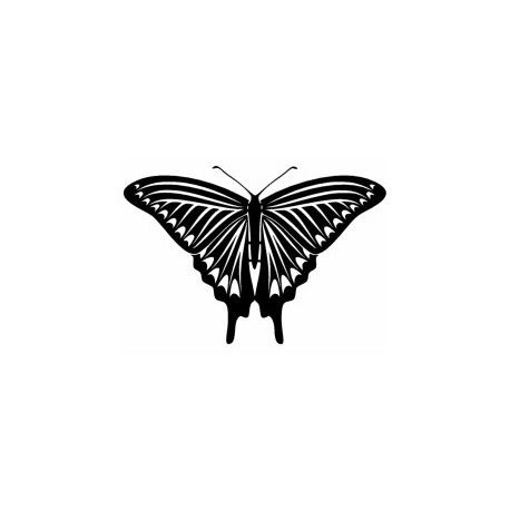طرح تاتو پروانه 04 - tattoo butterfly 04 - برای دستگاه CNC چوب و لیزر (سی ان سی)