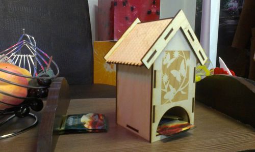 طرح تخته سه لا برای برش لیزری - tea house plywood for laser cut ve - برای دستگاه CNC چوب و لیزر (سی ان سی)