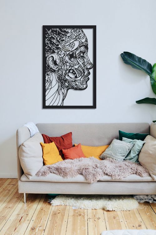 طرح دیوارپوش فلزی ممتاز theadora هنرهای خانه نو هدیه برای برش لیزر - theadora premium metal wall arts housewarming gift for laser cut ve - برای دستگاه CNC چوب و لیزر (سی ان سی)