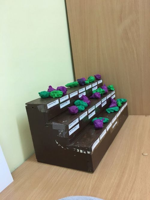 طرح پایه گلدان سه مرحله‌ای برش لیزری - three step planter pot stand laser cut ve - برای دستگاه CNC چوب و لیزر (سی ان سی)