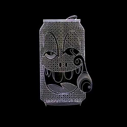 طرح بسته حلبی 3D led illusion lamp night light laser engraving - tin pack 3d led illusion lamp night light laser engraving ve - برای دستگاه CNC چوب و لیزر (سی ان سی)