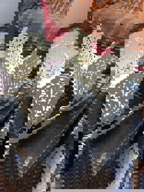 طرح تخت گهواره‌ای کودک نوپا برش لیزری سه بعدی پازل - toddler rocking bed laser cut 3d puzzle ve - برای دستگاه CNC چوب و لیزر (سی ان سی)