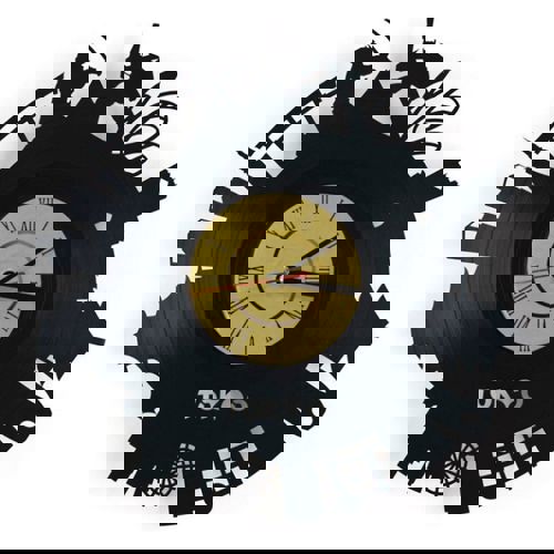 طرح ساعت دیواری شهر توکیو - tokyo city wall clock ve - برای دستگاه CNC چوب و لیزر (سی ان سی)