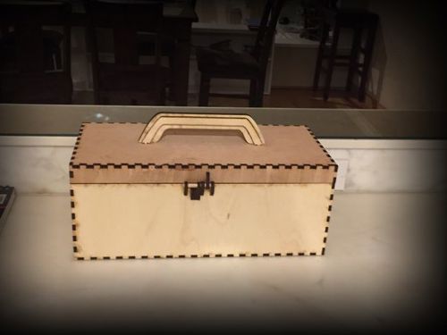 طرح جعبه ابزار برای cnc laser cut - tool box for cnc laser cut ve - برای دستگاه CNC چوب و لیزر (سی ان سی)