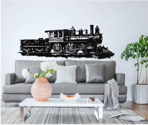 طرح train-locomotive-wall-decor-ve