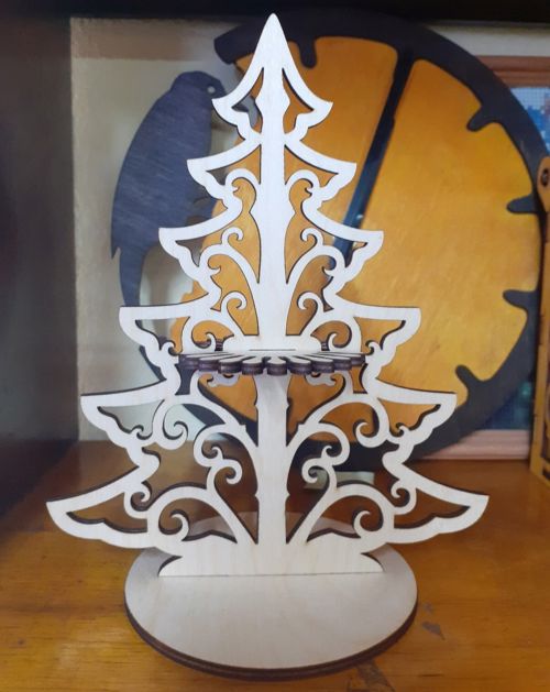 طرح جا دستمال درختی برای برش لیزری - tree napkin holder for laser cut ve - برای دستگاه CNC چوب و لیزر (سی ان سی)