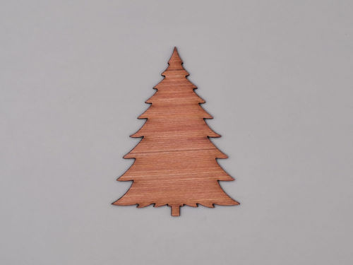طرح ناتمام خالی چوبی درخت کریسمس لیزر - unfinished blank wood christmas tree laser cut - برای دستگاه CNC چوب و لیزر (سی ان سی)