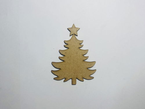 طرح برش درخت کریسمس چوبی ناتمام کاردستی لیزر - unfinished wood christmas tree cutout craft laser cut - برای دستگاه CNC چوب و لیزر (سی ان سی)