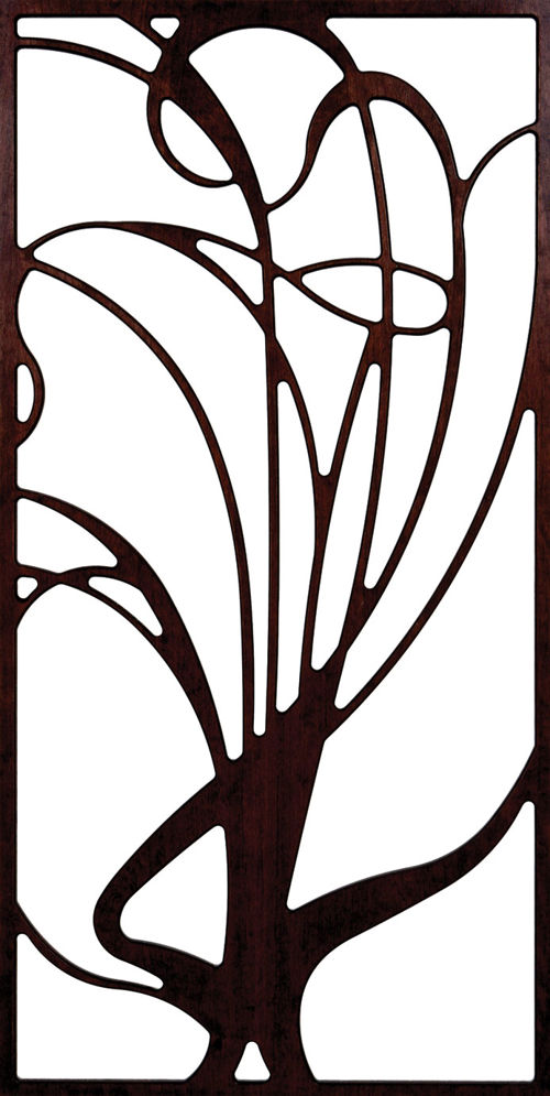 طرح الگوی درخت مشبک قاب 300 v 38 - unframed grille tree pattern 300 v138 - برای دستگاه CNC چوب و لیزر (سی ان سی)