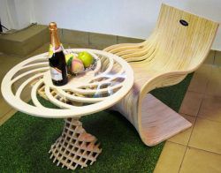 طرح میز و صندلی‌های چوبی منحصر به فرد برای برش لیزری cnc - unique wooden tables and chairs for laser cut cnc - برای دستگاه CNC چوب و لیزر (سی ان سی)