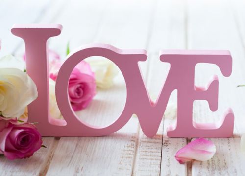 طرح ولنتاین روز عشق دکوراسیون حروف برای برش لیزر - valentine day concept love decor letters for laser cutting ve - برای دستگاه CNC چوب و لیزر (سی ان سی)