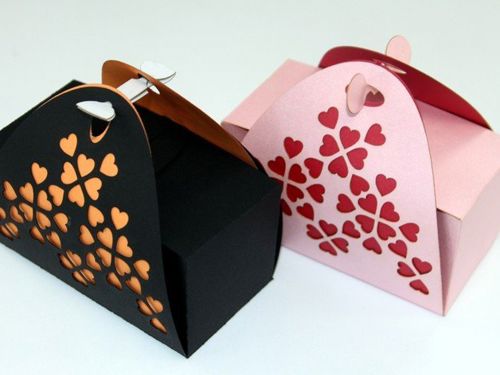 طرح قالب جعبه هدیه روز ولنتاین برای برش لیزری - valentines day gift box template for laser cut ve - برای دستگاه CNC چوب و لیزر (سی ان سی)