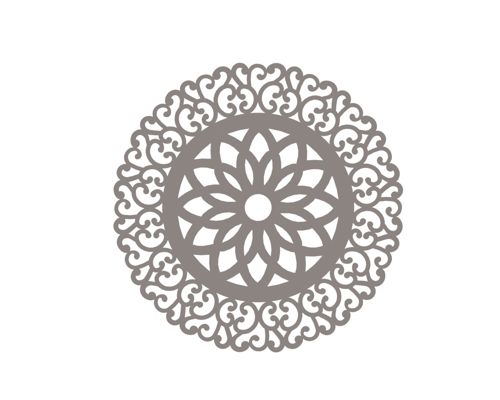 طرح وکتور هندی ماندالا - vector indian mandala ve - برای دستگاه CNC چوب و لیزر (سی ان سی)