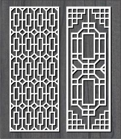 طرح الگوی ستون عمودی برای برش لیزر cnc - vertical column pattern design for laser cut cnc - برای دستگاه CNC چوب و لیزر (سی ان سی)