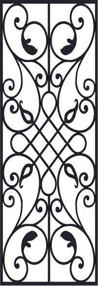 طرح آهن ویکتوریایی الگو - victorian iron pattern - برای دستگاه CNC چوب و لیزر (سی ان سی)
