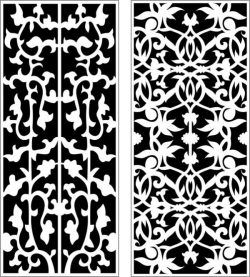 طرح پارتیشن vines for laser cut cnc - vines partition for laser cut cnc - برای دستگاه CNC چوب و لیزر (سی ان سی)