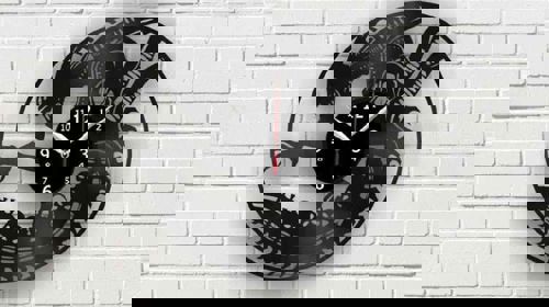 طرح ساعت وینل برای برش لیزری - vynl clock layout for laser cutting ve - برای دستگاه CNC چوب و لیزر (سی ان سی)