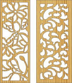 طرح دیوار از خارهای رز برای برش لیزر cnc - wall of rose thorns for laser cut cnc - برای دستگاه CNC چوب و لیزر (سی ان سی)