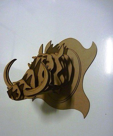 طرح warthog pumbaa - warthog pumbaa - برای دستگاه CNC چوب و لیزر (سی ان سی)