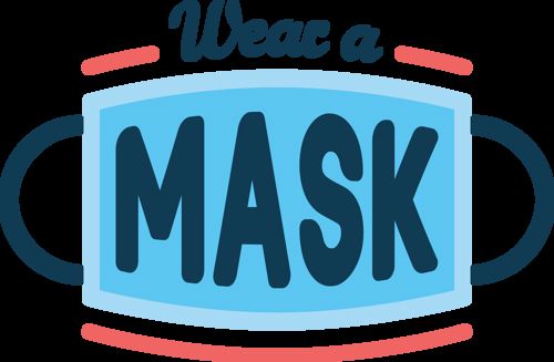 طرح بنر ماسک بنر کووید پوشیدن ماسک - wear a mask banner covid 19 - برای دستگاه CNC چوب و لیزر (سی ان سی)