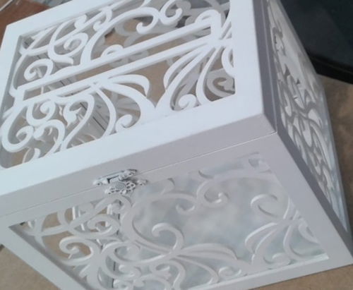 طرح جعبه عروسی با قیمت لیزری - wedding box for money for laser cut ve - برای دستگاه CNC چوب و لیزر (سی ان سی)