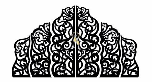 طرح پارتیشن پرده عروسی برای برش لیزر cnc - wedding screen partition for laser cut cnc - برای دستگاه CNC چوب و لیزر (سی ان سی)