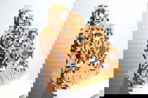 طرح کندوهای وحشی چوبی قفسه نگهداری - wild hives wooden storage rack - برای دستگاه CNC چوب و لیزر (سی ان سی)