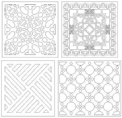 طرح جداکننده پنجره برای برش لیزری cnc - window divider for laser cut cnc - برای دستگاه CNC چوب و لیزر (سی ان سی)