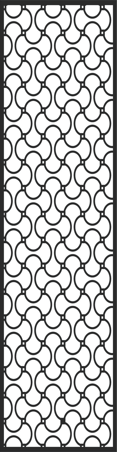 طرح پنجره شبکه‌ای گلدار یکپارچه برای برش لیزری - window lattice floral seamless for laser cut ve - برای دستگاه CNC چوب و لیزر (سی ان سی)