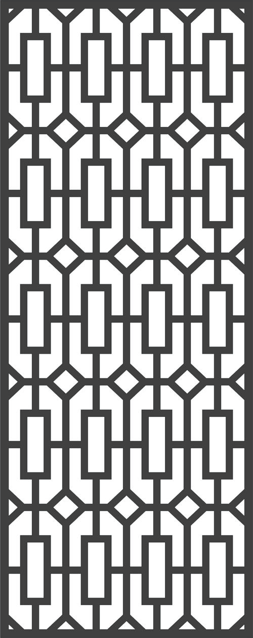 طرح الگوی درز گلدار پنجره شبکه‌ای طرح برای برش لیزری - window lattice panel floral seamless pattern for laser cut ve - برای دستگاه CNC چوب و لیزر (سی ان سی)