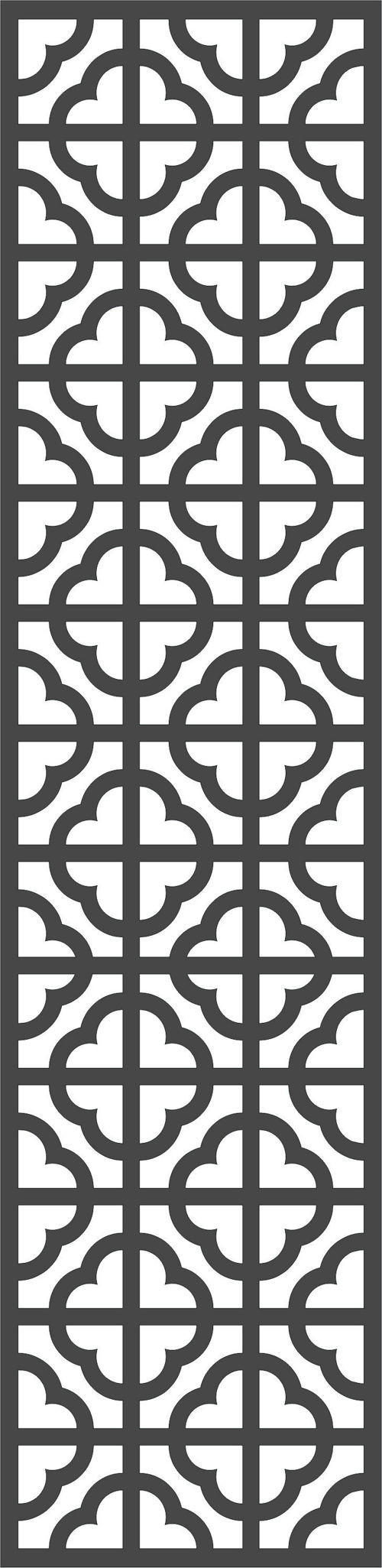 طرح پنجره شبکه‌ای درز برای برش لیزر - window lattice seamless design for laser cut ve - برای دستگاه CNC چوب و لیزر (سی ان سی)