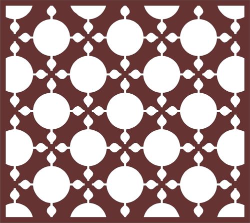 طرح پنجره صفحه جلی درز جداکننده - window screen jali seamless separator - برای دستگاه CNC چوب و لیزر (سی ان سی)