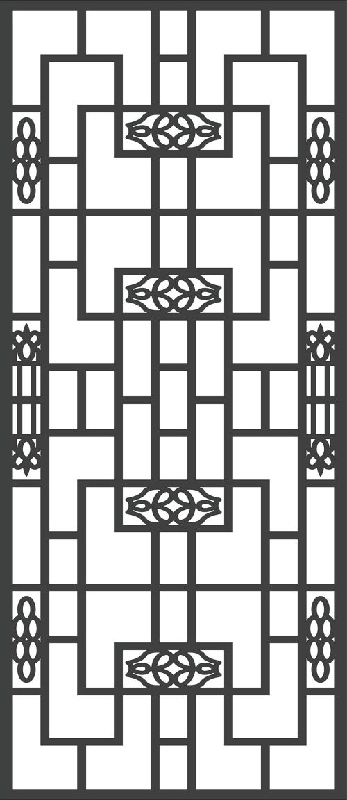 طرح صفحه جداکننده مشبک درز برای برش لیزری - window screen lattice seamless separator panel for laser cut ve - برای دستگاه CNC چوب و لیزر (سی ان سی)