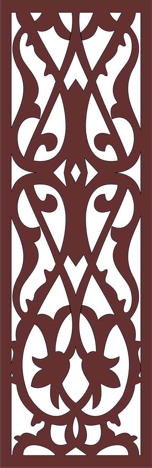 طرح صفحه پنجره درز پانل cnc برش لیزر - window screen seamless panel cnc laser cutting - برای دستگاه CNC چوب و لیزر (سی ان سی)