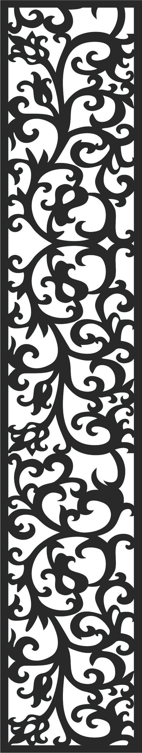 طرح پنجره درز شبکه جداکننده الگو - window seamless lattice separator pattern - برای دستگاه CNC چوب و لیزر (سی ان سی)