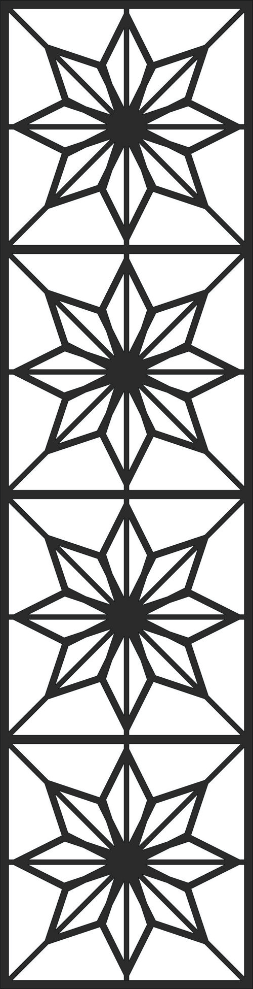 طرح پنجره درز شبکه جداکننده صفحه الگو - window seamless lattice separator screen pattern - برای دستگاه CNC چوب و لیزر (سی ان سی)