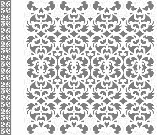 طرح الگوی صفحه درز پنجره برای برش لیزری - window seamless screen pattern for laser cutting - برای دستگاه CNC چوب و لیزر (سی ان سی)